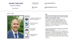 Desktop Screenshot of igortaranov.com